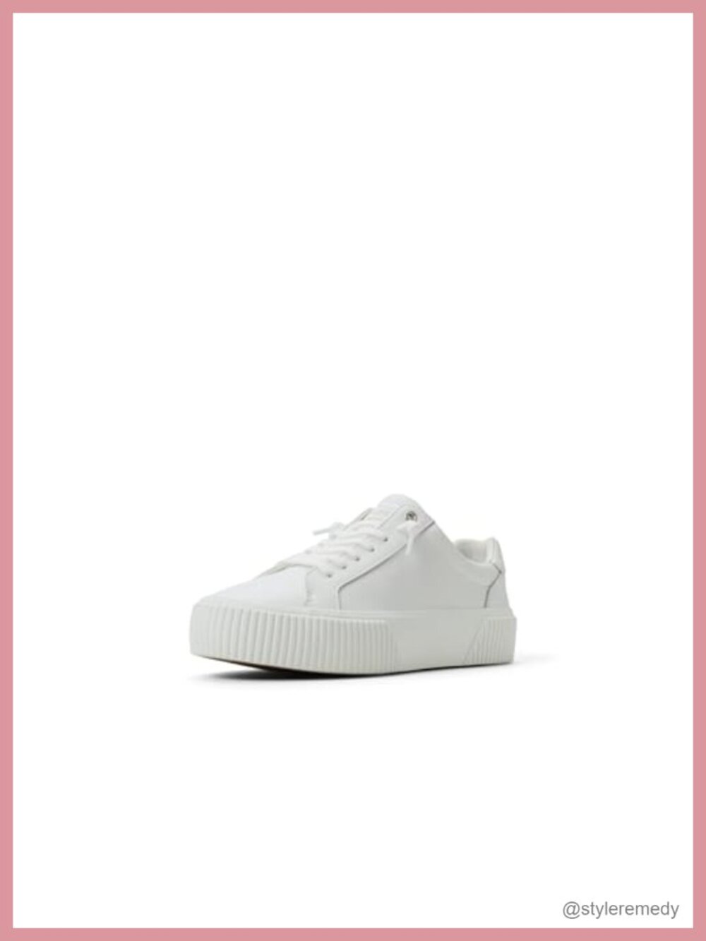 Leather Platform Sneaker with Wave-Siping Traction & Copper Eyelets